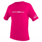 Preview: Oneill Basic Skins Kurzarm Sun Shirt Junior Watermelon-2019 Vorderansicht