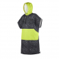 Preview: Mystic Technical Top Poncho Allover Unisex Bkack Lime 2019  Front