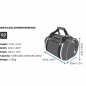 Preview: OverBoard wasserdichte Duffel Bag 60 Liter Schwarz