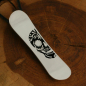 Preview: Silver+Surf Silber Schmuck Snowboard Gr L Skull