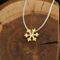 Preview: Silver+Surf Silber Schmuck Schnee Krist Gr S gold