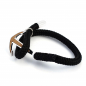 Preview: Silver+Surf Silber Schmuck Anker XL Wood Armband