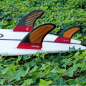 Preview: FUTURES Set di tre pinne gemelle Machado Blackstix