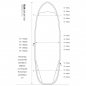 Preview: ROAM Boardbag Surfboard Daylight Hybrid Fish 5.4