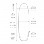 Preview: ROAM Boardbag Surfboard Daylight Funboard 8.0