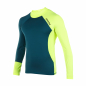 Preview: Mystic Crossfire Rashvest Long Sleeve Men Lime 2019 Front