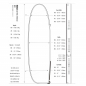 Preview: ROAM Boardbag Tabla de surf Coffin Wheelie 6.6