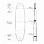 Preview: ROAM Boardbag Surfboard Tech Bag Double Long 9.2