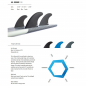 Preview: ROAM Thruster Fin Set Allround Large one tab Smoke