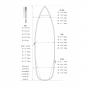 Preview: ROAM Boardbag Surfboard Daylight Short PLUS 6.0