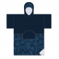 Preview: MDNS Change Robe Surf Poncho Unisize Navy Swirl
