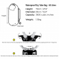 Preview: OverBoard waterproof stuff sack 60 liters grey