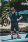 Preview: Jobe Giubbotto di salvataggio Unify con zip frontale Uomo Vintage Teal