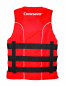 Preview: Crewsaver Four B 70N Gilet de Ski Noir Rouge Junior