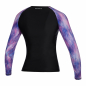 Preview: Mystic Diva Long Sleeve Rashvest Crop Tee Women Hollywood Pink