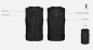 Preview: Mystic The Dom Impact Vest Wake Front Zip Men Black