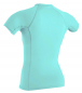 Preview: O'Neill Basic Skins Kurzarm Rash Guard Frauen Light Aqua