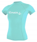 Preview: O'Neill Basic Skins Kurzarm Rash Guard Frauen Light Aqua
