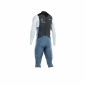 Preview: ION Seek Core Traje de neopreno de manga larga 4/3mm Cremallera dorsal Hombre azul acero/blanco/negro