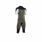 Preview: ION Element Traje de neopreno de manga corta 3/2mm Cremallera dorsal Hombre oliva oscuro/blanco/negro