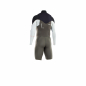 Preview: ION Element Shorty Long Sleeve 2/2mm Front Zip Hombre oliva oscuro/blanco/negro