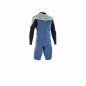 Preview: ION Muta Element manica corta 2/2 mm zip posteriore uomo cascata blu