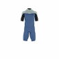 Preview: ION Element muta corta manica lunga 2/2 mm zip posteriore uomo cascade blu