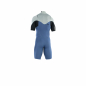 Preview: ION Element wetsuit shorty short sleeve 2/2 mm front zip men cascade-blue