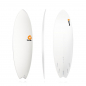 Preview: Surfboard TORQ Epoxy TET 5.11 MOD Fish Weiss