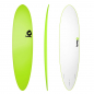 Preview: Surfboard TORQ Softboard 7.6 Funboard Green
