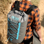 Preview: Dry Ice Cooler Rucksack Kühltasche 40 Liter Grau