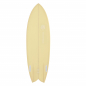 Preview: Surfboard VENON Node 5.11 Twinfin Retro Fish Beige