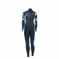 Preview: ION Amaze Amp Semidry Neoprenanzug 4/3mm Back-Zip Frauen blue capsule