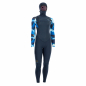 Preview: ION Amaze Amp Semidry Hood wetsuit 6/5mm front zip women blue capsule