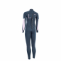 Preview: ION Element Semidry Neoprenanzug 5/4mm Back-Zip Frauen dark Blue