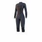 Preview: Mystic Brand Langarm Kurzbein Neoprenanzug 3/2mm Back-Zip Flatlock Frauen Night Blue