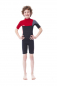 Preview: Jobe Boston Shorty Neoprenanzug2mm Back Zip Kinder Rot Vorderansicht