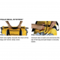 Preview: Overboard waterproof duffel bag 40 liters yellow