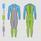 Preview: Head Tricomp Shell Triathlon Wetsuit Men Black/Flame