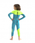 Preview: Jobe Boston Neoprenanzug 3/2mm Back-Zip Kinder Blaugrün