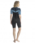 Preview: Jobe Sofia Shorty Neoprenanzug 3/2mm Back-Zip Frauen Blau