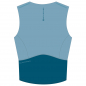 Preview: Neilpryde Storm chaleco de protección contra impactos cremallera frontal mujeres C1 negro / azul claro