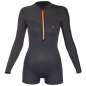 Preview: RRD Seventysix Muta a gamba corta 2/2 Frontzip Donna Nero