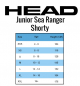 Preview: Head Sea Ranger 1.5 muta corta verde per bambini