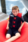 Preview: Jobe Boston Shorty Neoprenanzug 2mm Back Zip Kinder Rot