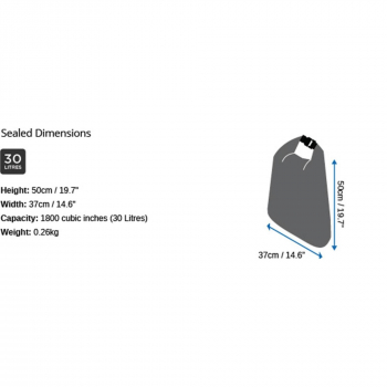 OverBoard waterproof bag 30 liters blue