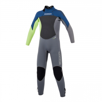 Mystic Star Wetsuit 3/2 Backzip Flatlock Kids Navy 2019 Front