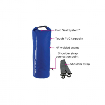 OverBoard waterproof pack sack 12 liter blue