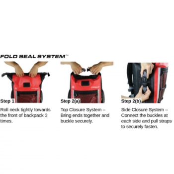 OverBoard waterproof backpack Pro 30 L red