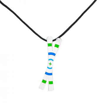 Silver+Surf Silber Schmuck Ski Gr L Cross Circle